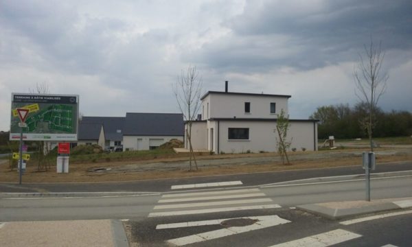 Terrain de 535m² à Ligné - La Croix Douillard, Entrée du Lotissement - Mon Projet Maison, Constructeur de Maisons en Loire Atlantique 44