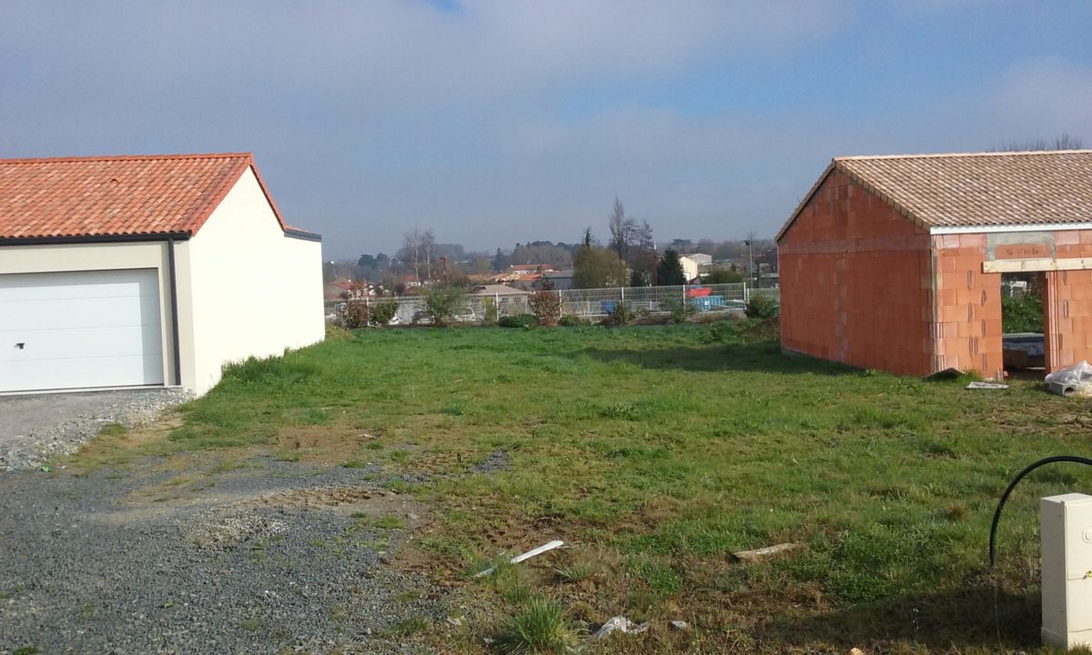 Terrain de 471m² à Monnières - Le Carré des Vignes, Lot 4 depuis la rue du Carré de Vigne - Mon Projet Maison, Constructeur de Maisons en Loire Atlantique 44