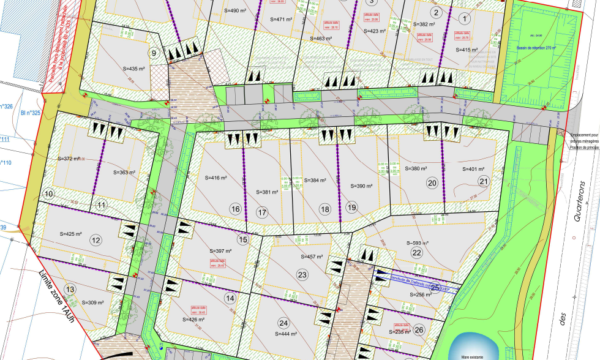 Terrain de 471m² à Monnières - Plan du Lotissement - Mon Projet Maison, Constructeur de Maisons en Loire Atlantique 44