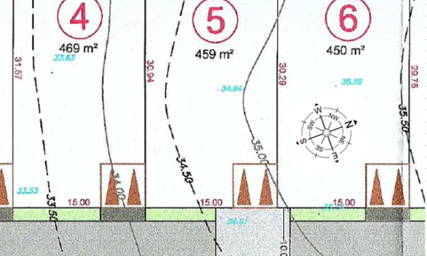 Terrain de 459m² au Pallet - Plan du Lot 5